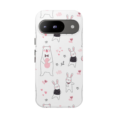 Bears Dance Playfully - Google Pixel Case