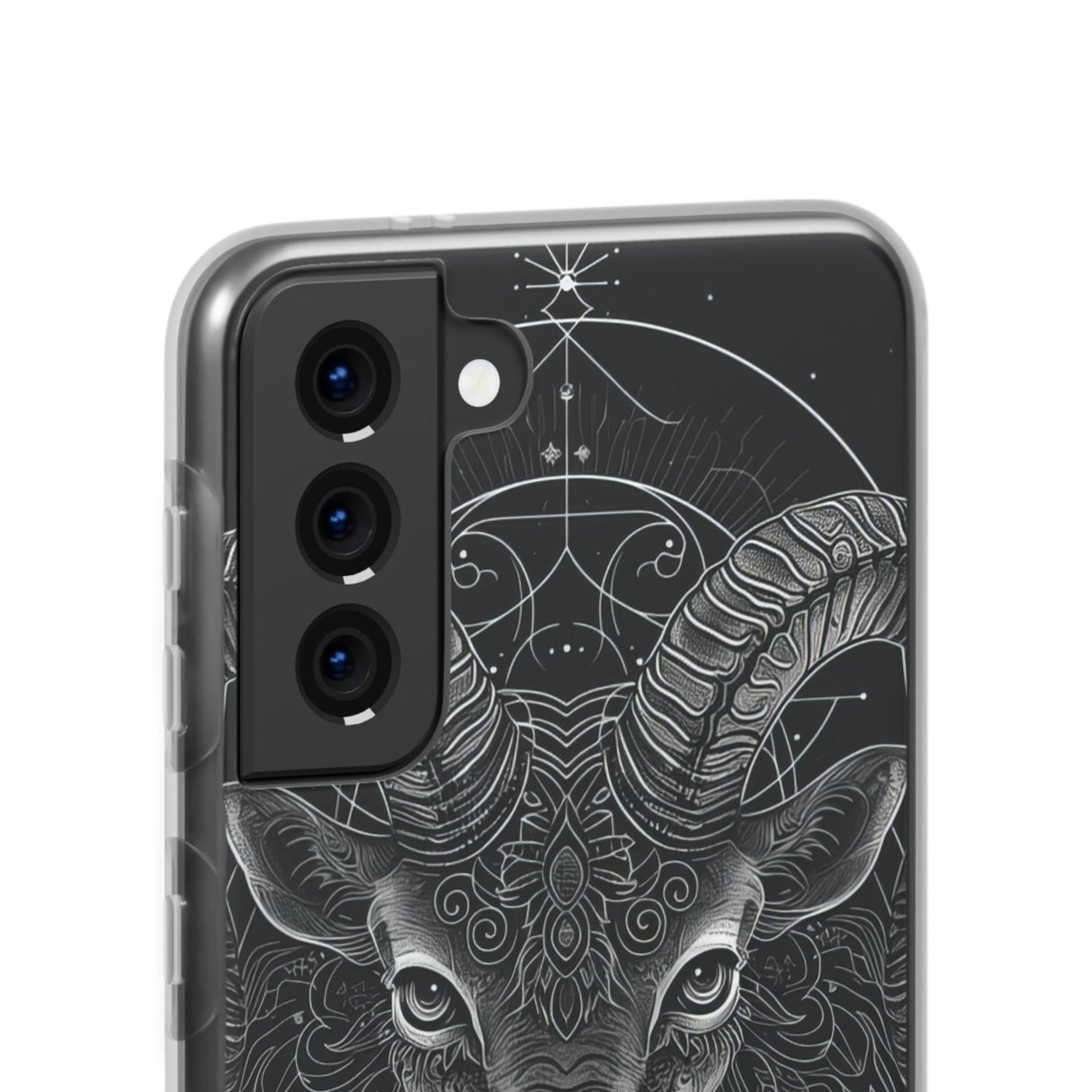 Mystic Ram Mandala | Flexible Phone Case for Samsung Galaxy