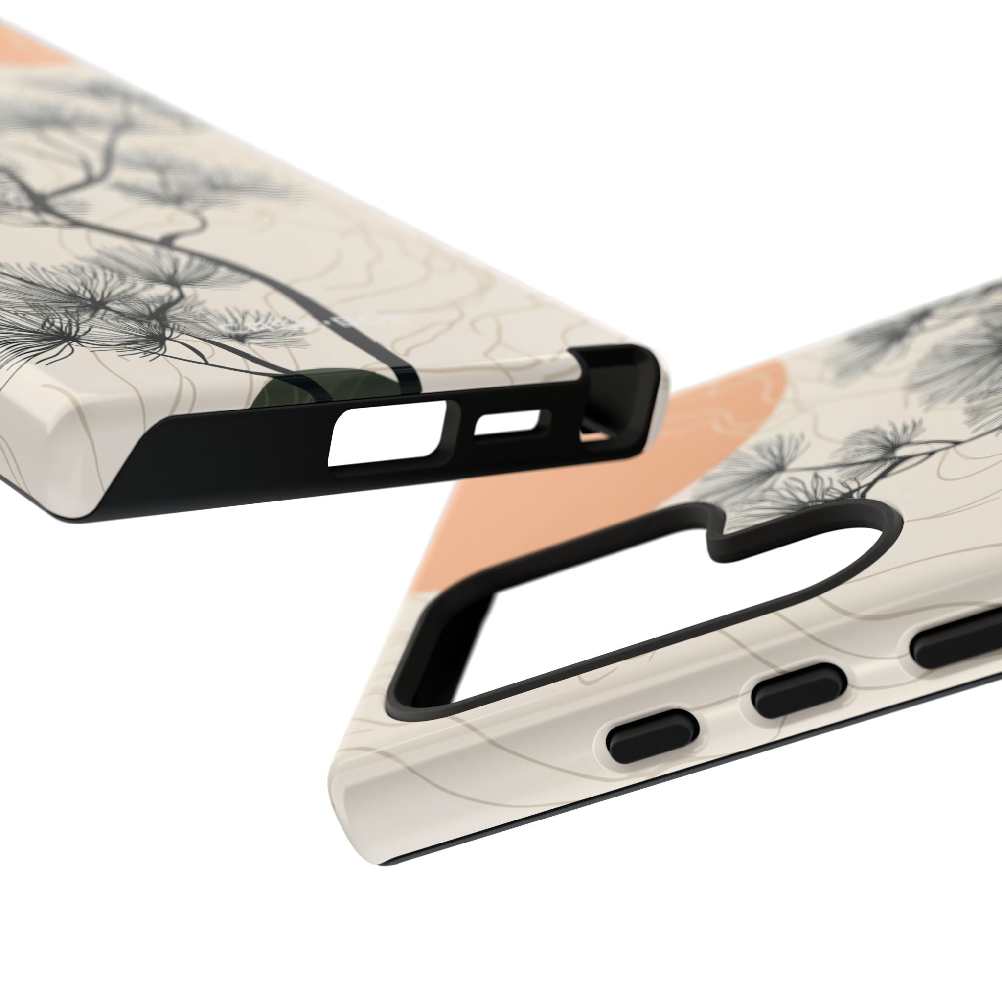 Spiky Tree Sunset Samsung S24 Ultra Case - Tough