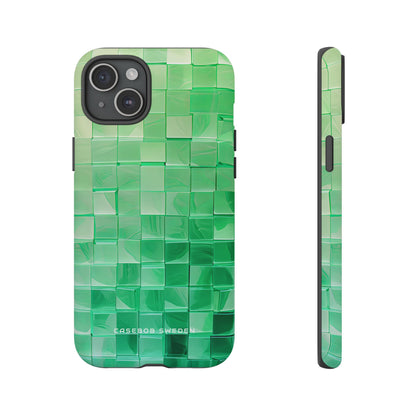 Gradient Verdegrid iPhone 15 - Tough Phone Case