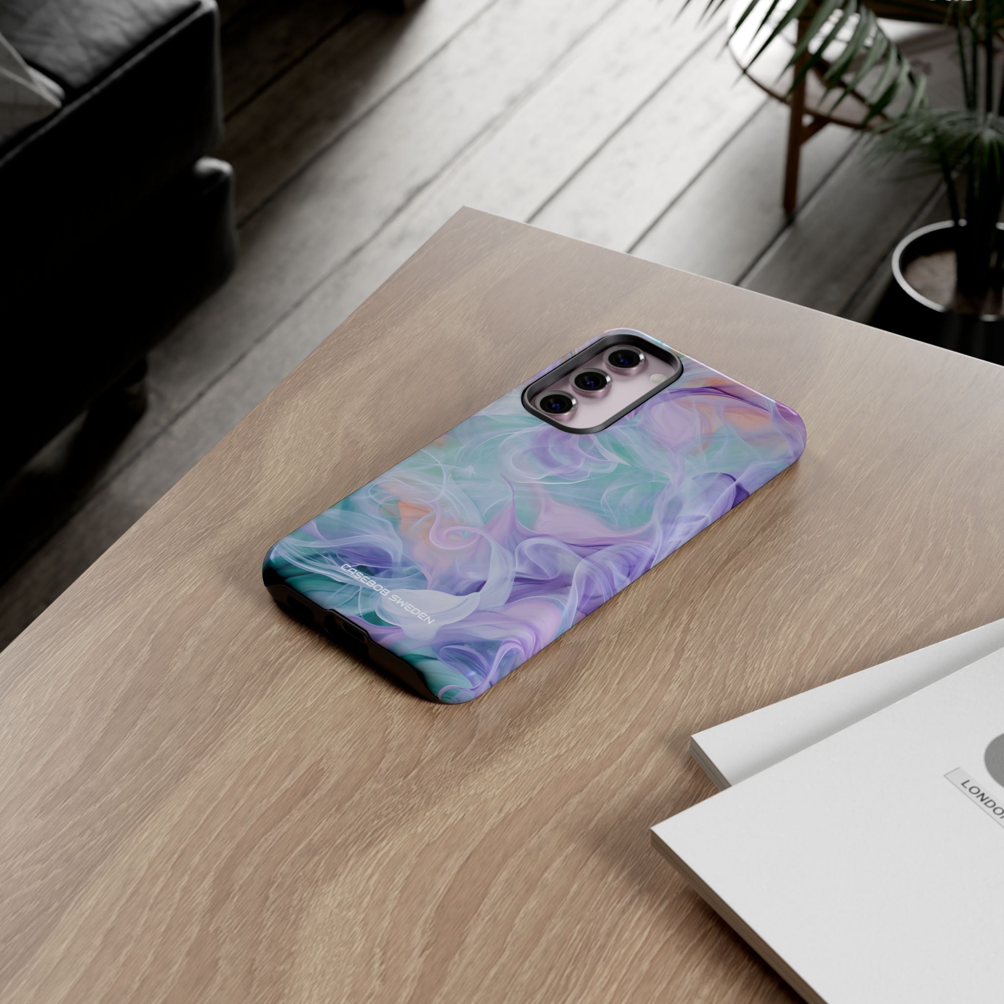 Purple Peach Whirl - Tough Samsung S23 Phone Case