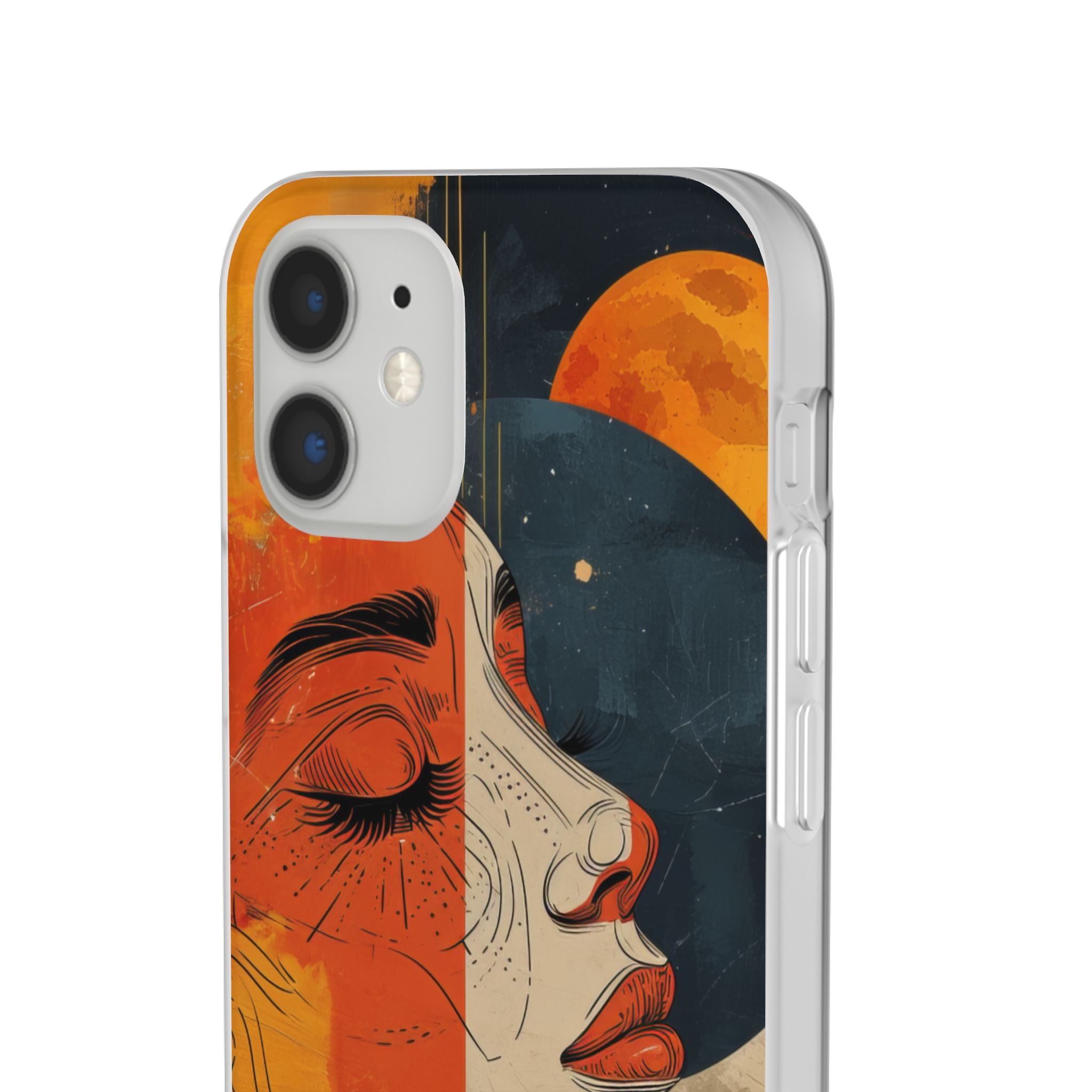 Celestial Duality | Flexible Phone Case for iPhone