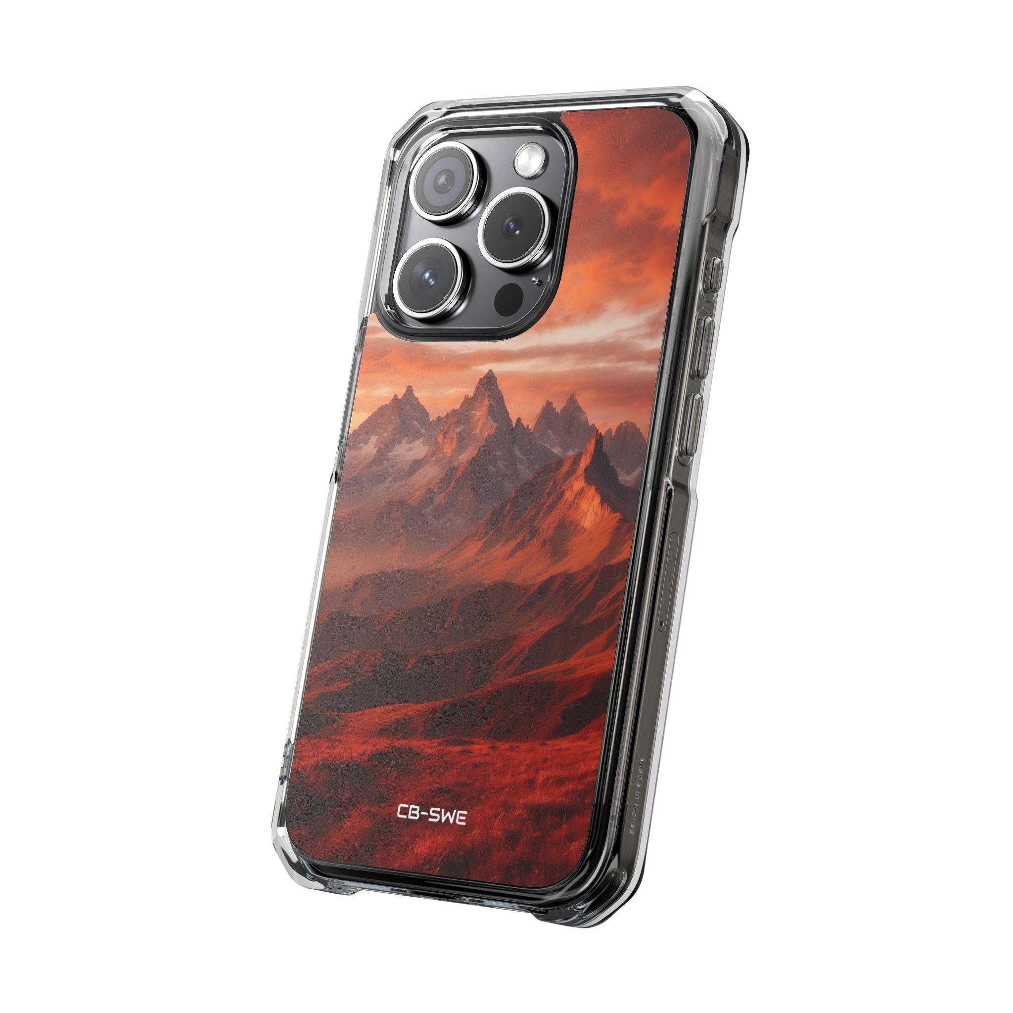 Mountain Peaks Glowing iPhone Case - Impact