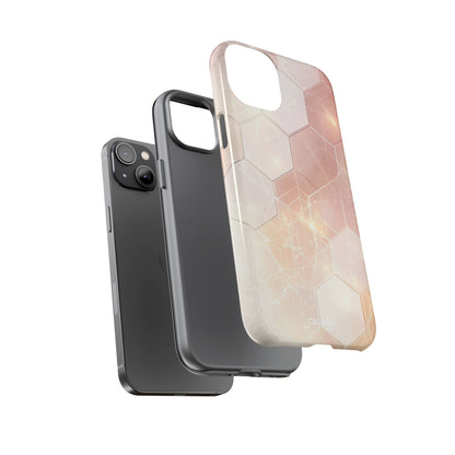 Hexagons Reflect Light - iPhone Case