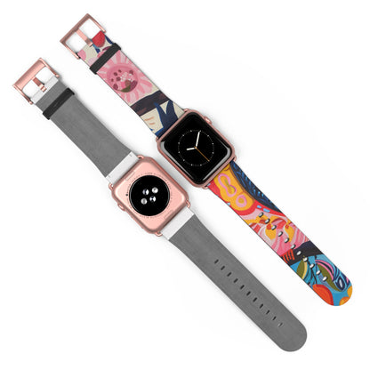 Ornate Owl Bloom - Watch Band