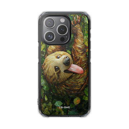 Sloth Hangs Playfully iPhone Case - Impact