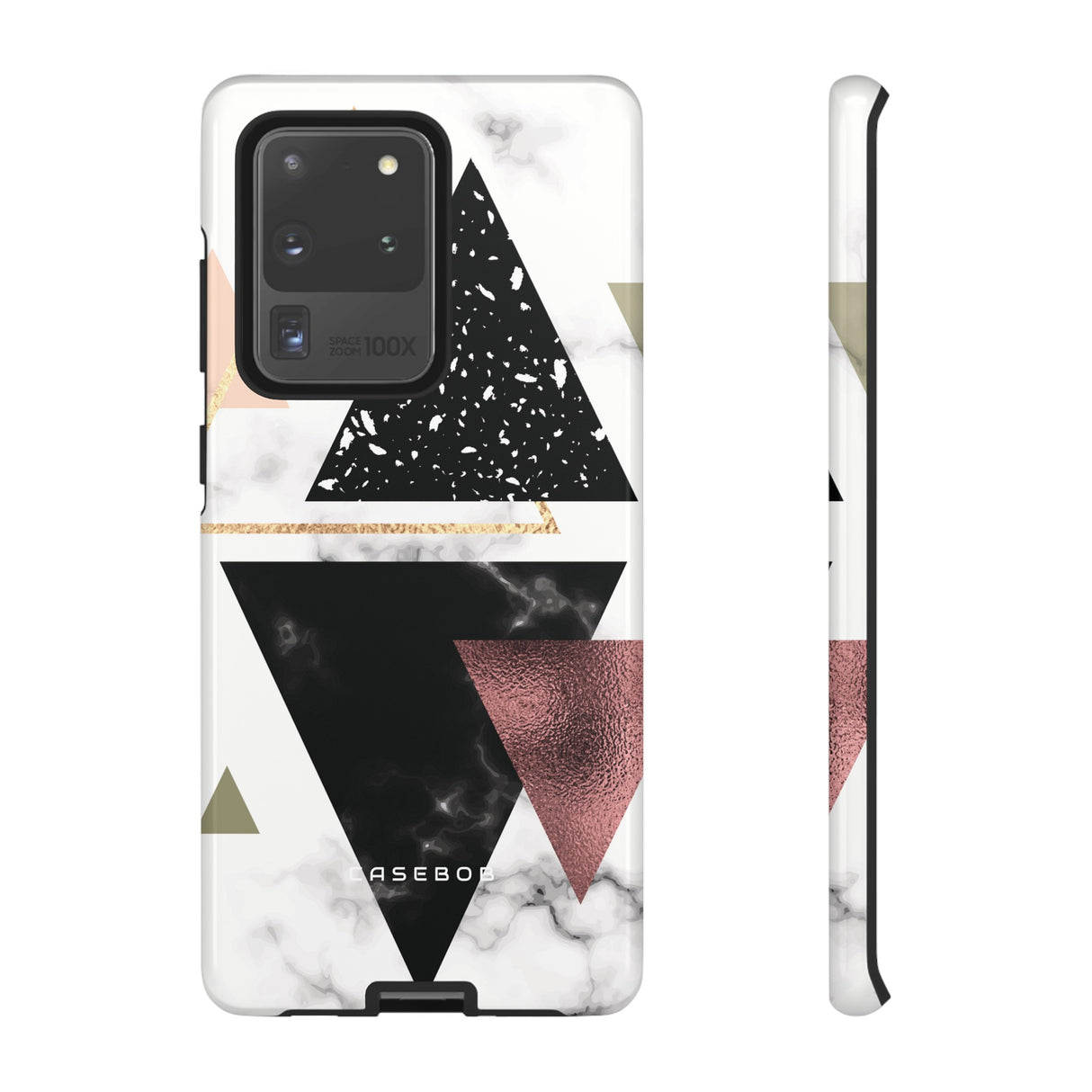 Rose Gold Triangles - Protective Phone Case