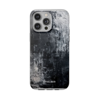 Textured Blackscape iPhone 14 Pro Max Case - Soft