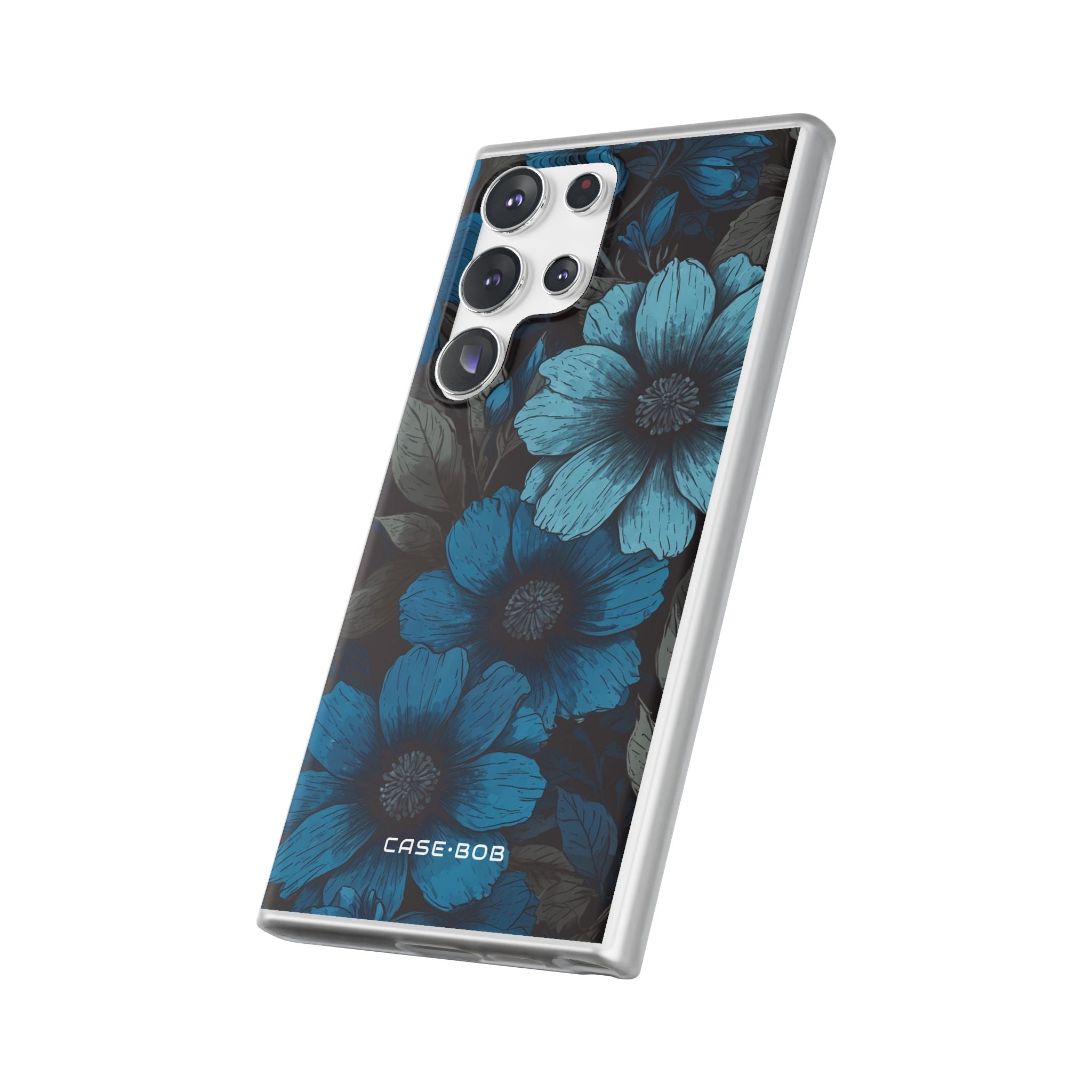 Blue Petal Radiance Samsung S23 Ultra Case - Soft