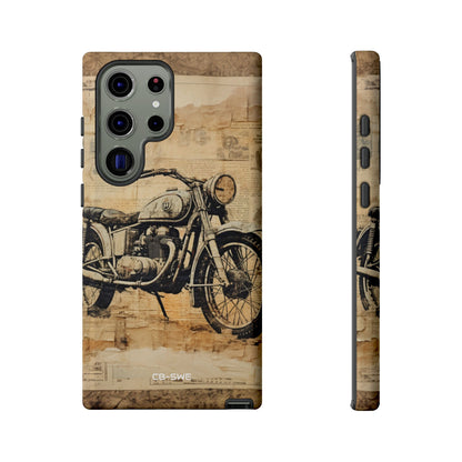 Vintage Motorcycle Collage - Samsung Case