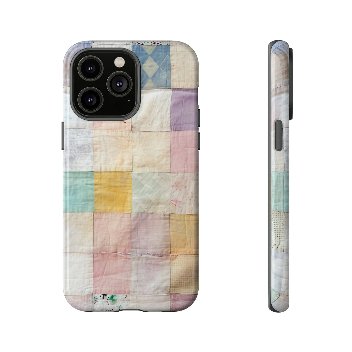 Pastel Quilt Patchwork - Protective Phone Case