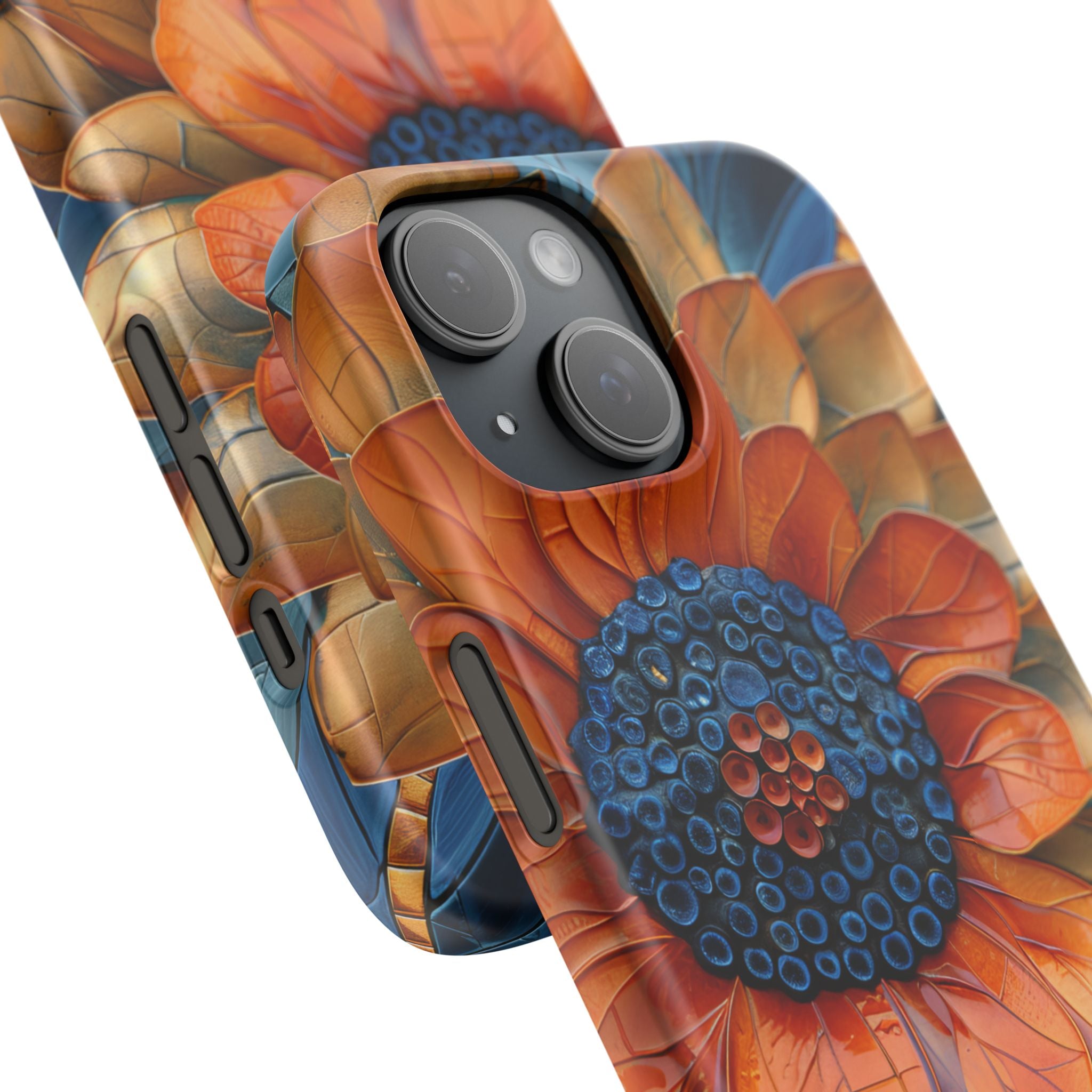 Mosaic Blossom Harmony iPhone 15 - Slim Phone Case