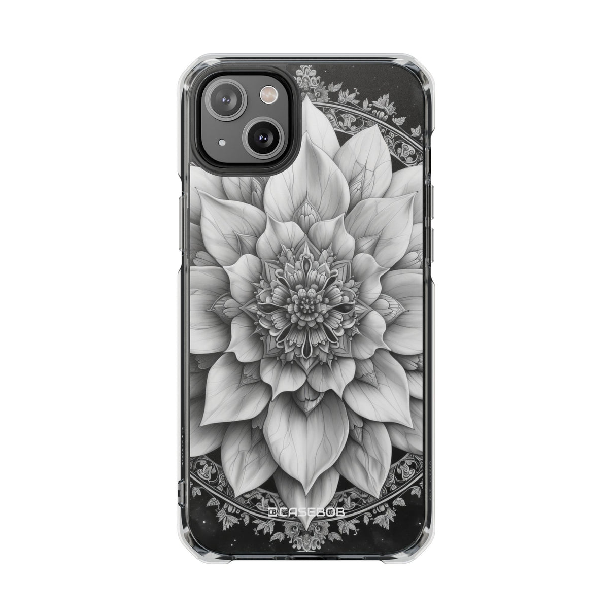 Celestial Mandala Harmony – Handyhülle für iPhone (Clear Impact – Magnetisch) 