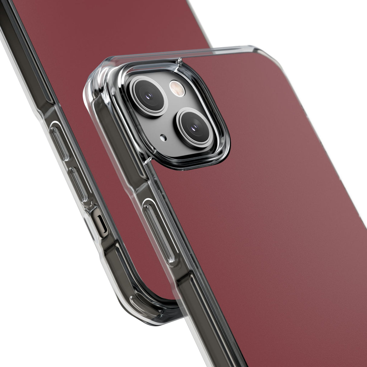 Cordovan Red | Phone Case for iPhone (Clear Impact Case - Magnetic)