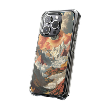 Eye Reflects Mountains iPhone Case - Impact