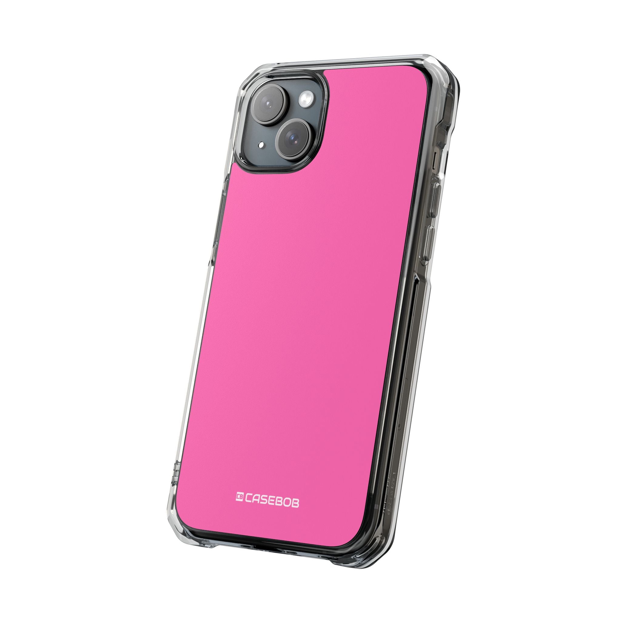 Hot Pink - Clear Impact Case for iPhone