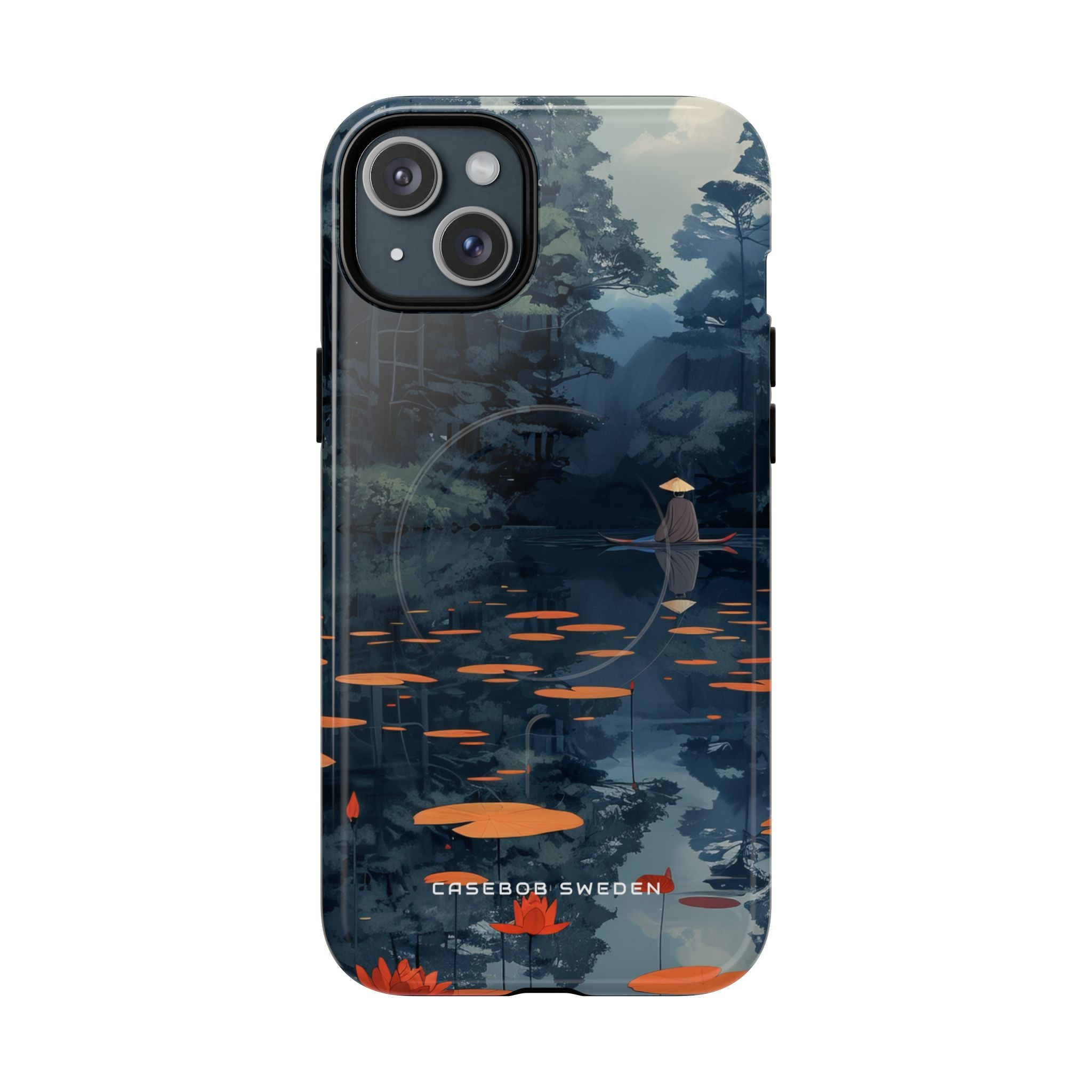 Tranquil Lotus Reflections iPhone 15 | Tough+ Phone Case