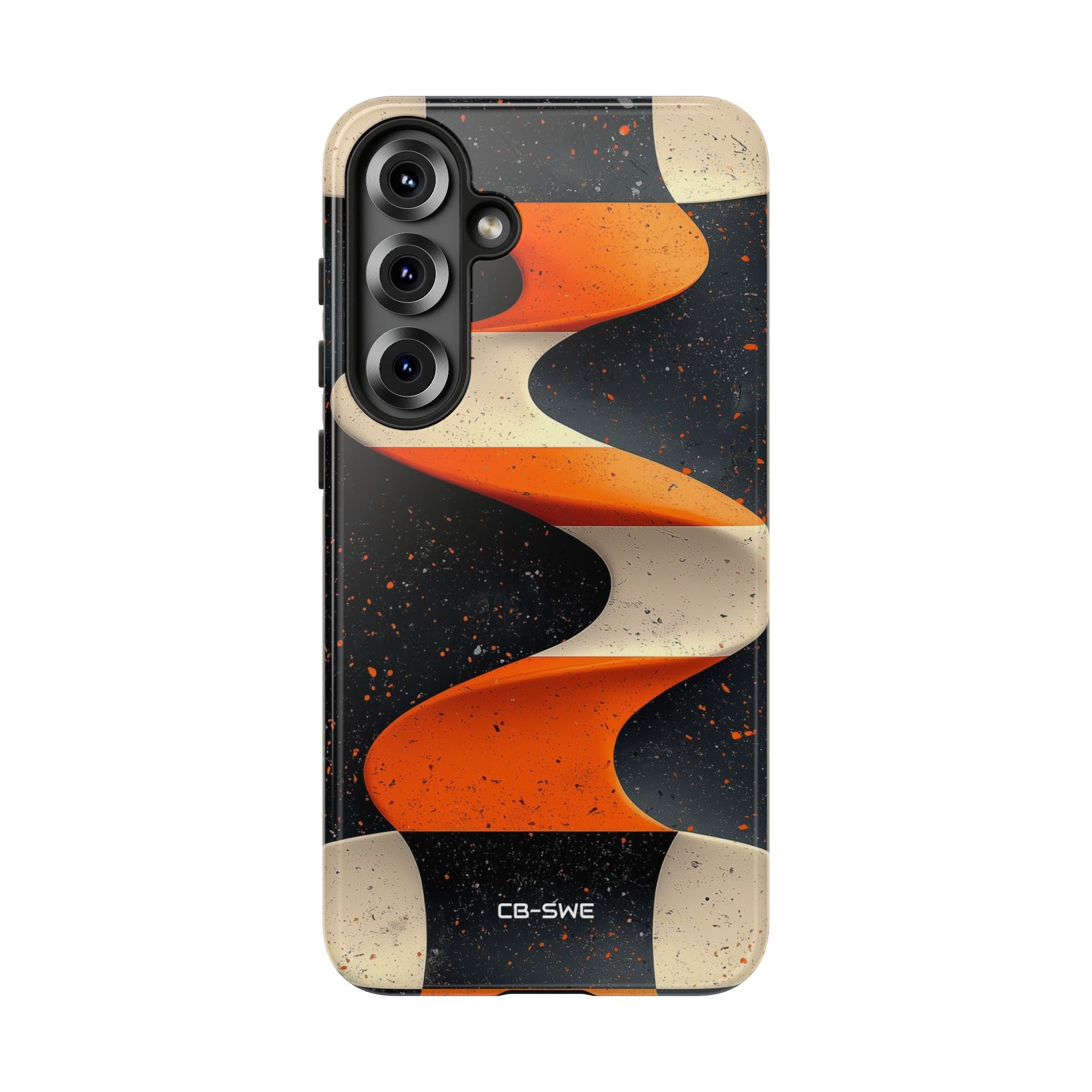 Orange Waves Flow - Samsung Case