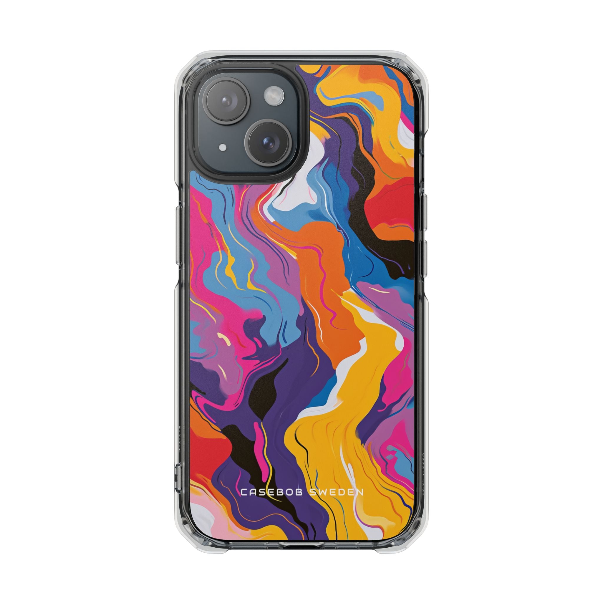 Vortex Colorwave iPhone 15 - Transparente, stoßfeste Handyhülle