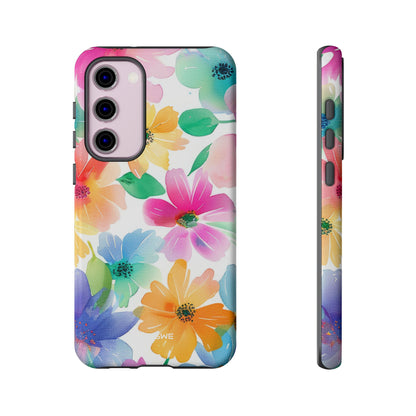 Vibrant Floral Impression - Samsung Case