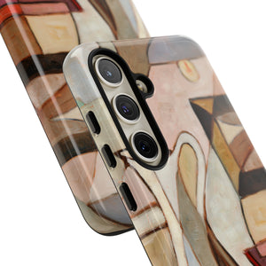 Cubism Art Table - Protective Phone Case