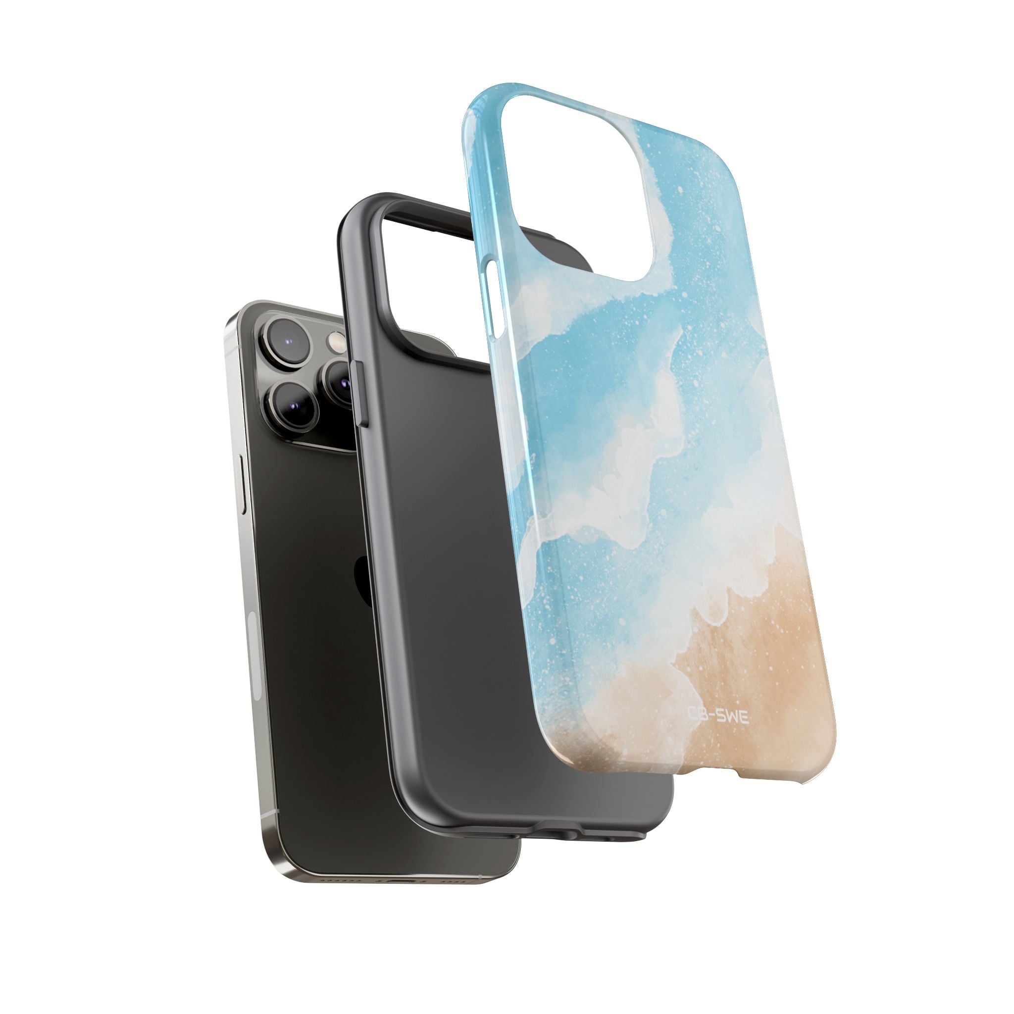 Serene Coastal Whispers - iPhone Case