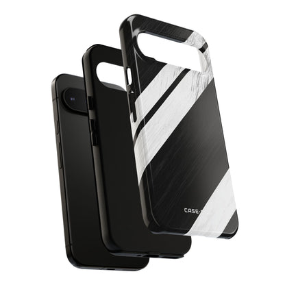 Distressed Stripe Motion Google Pixel 9 Pro XL Case - Tough