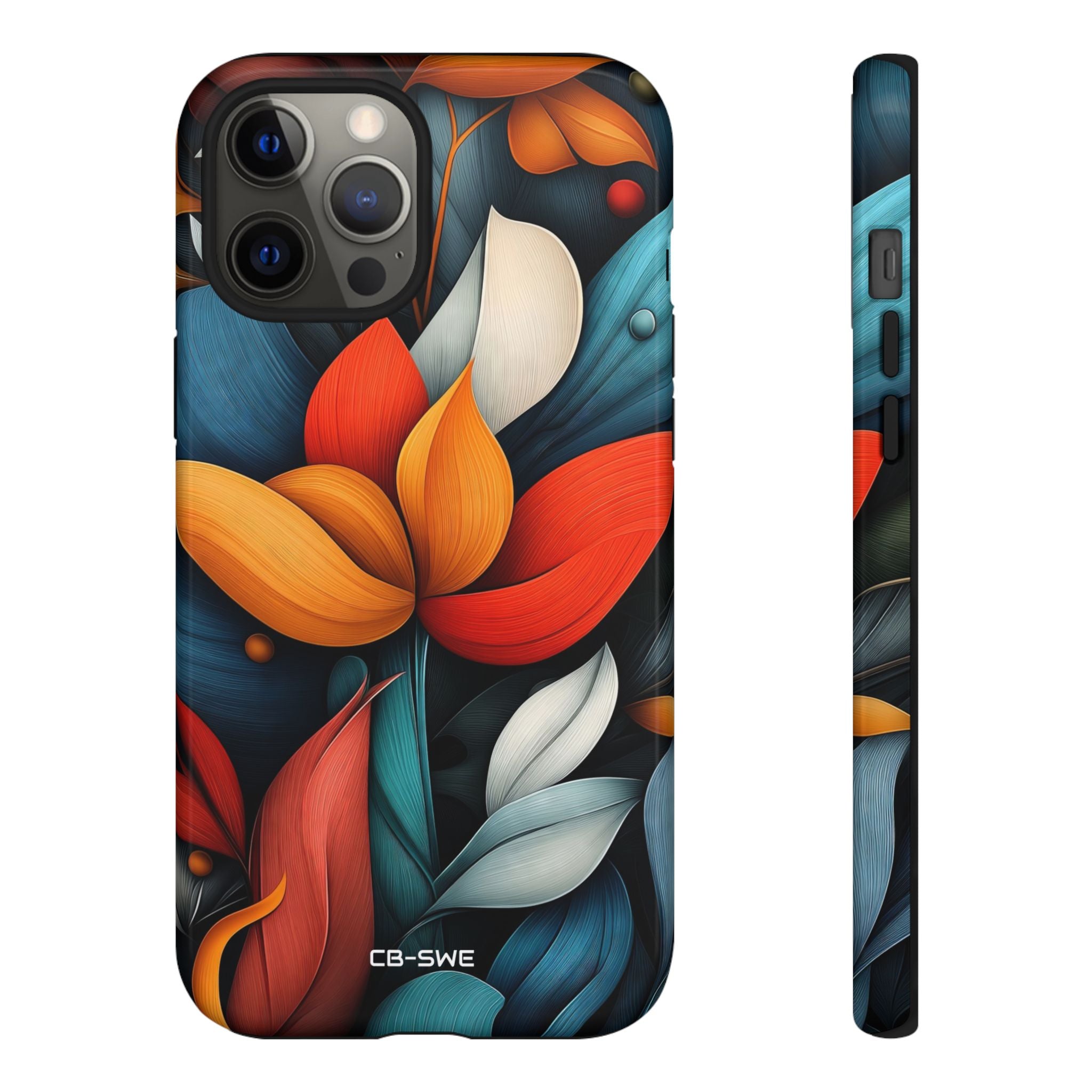 Vibrant Floral Harmony - iPhone Case