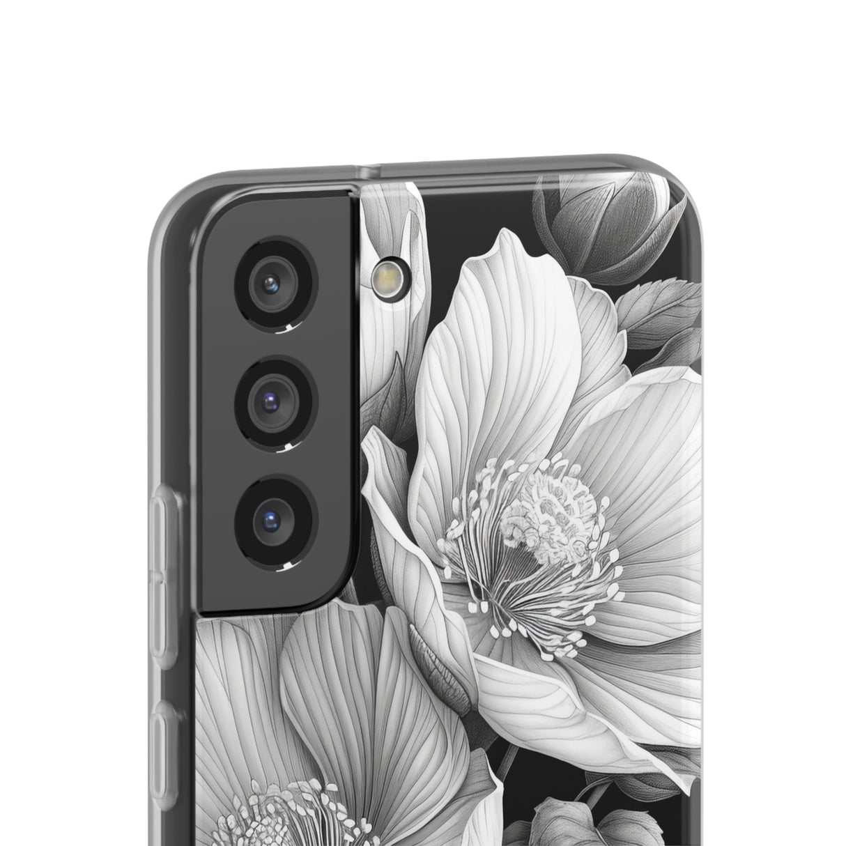 Botanische Eleganz | Flexible Handyhülle für Samsung Galaxy