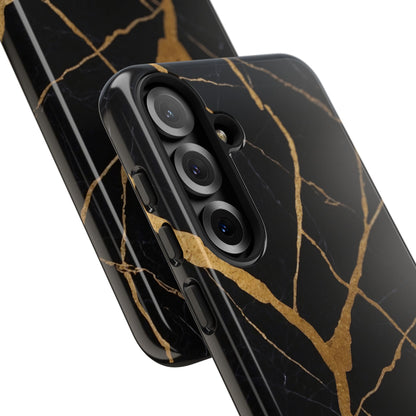 Golden Veins Twist - Samsung Case