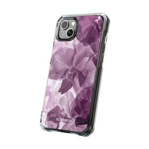 Radiant Orchid Design | Handyhülle für iPhone (Clear Impact Case – magnetisch) 