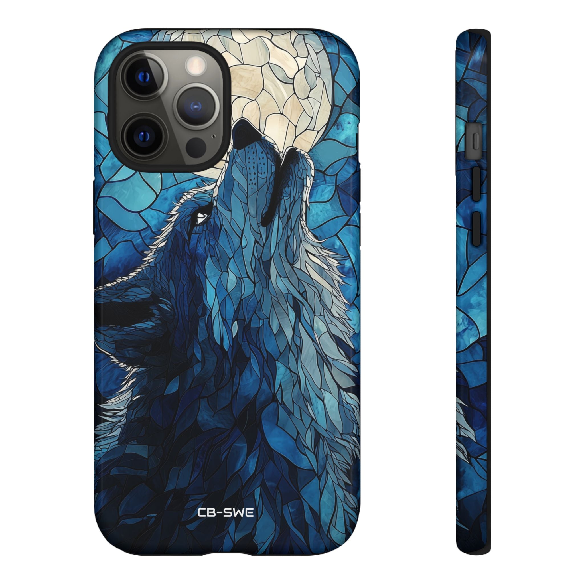 Wolf Howls Moonlight - iPhone Case