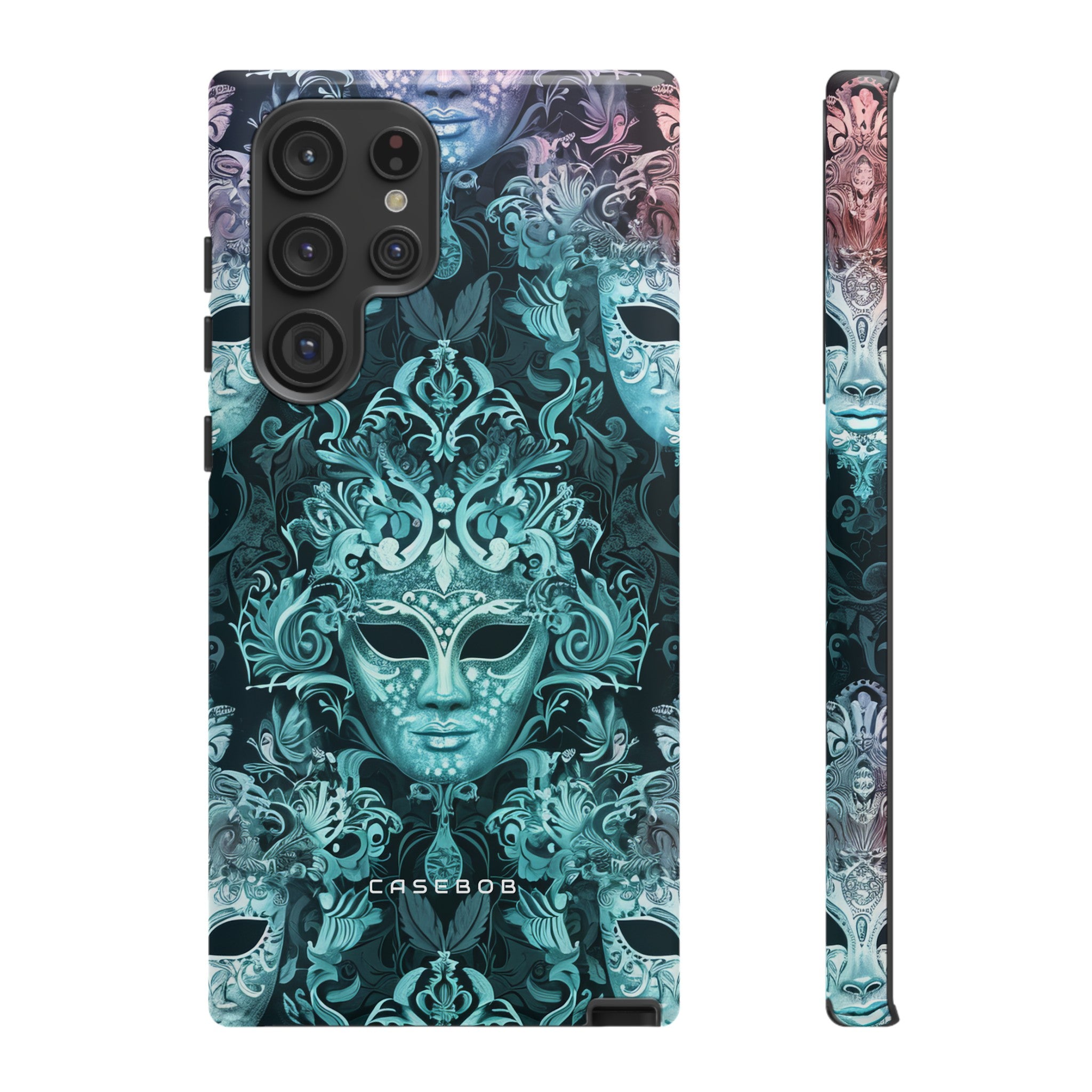 Venetian Mask Pastel Elegance - Protective Phone Case