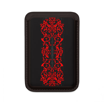 Crimson Swirl lompakko – MagSafe-valmis