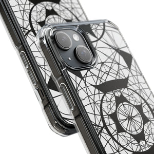 Geometric Hypnosis - Phone Case for iPhone (Clear Impact - Magnetic)