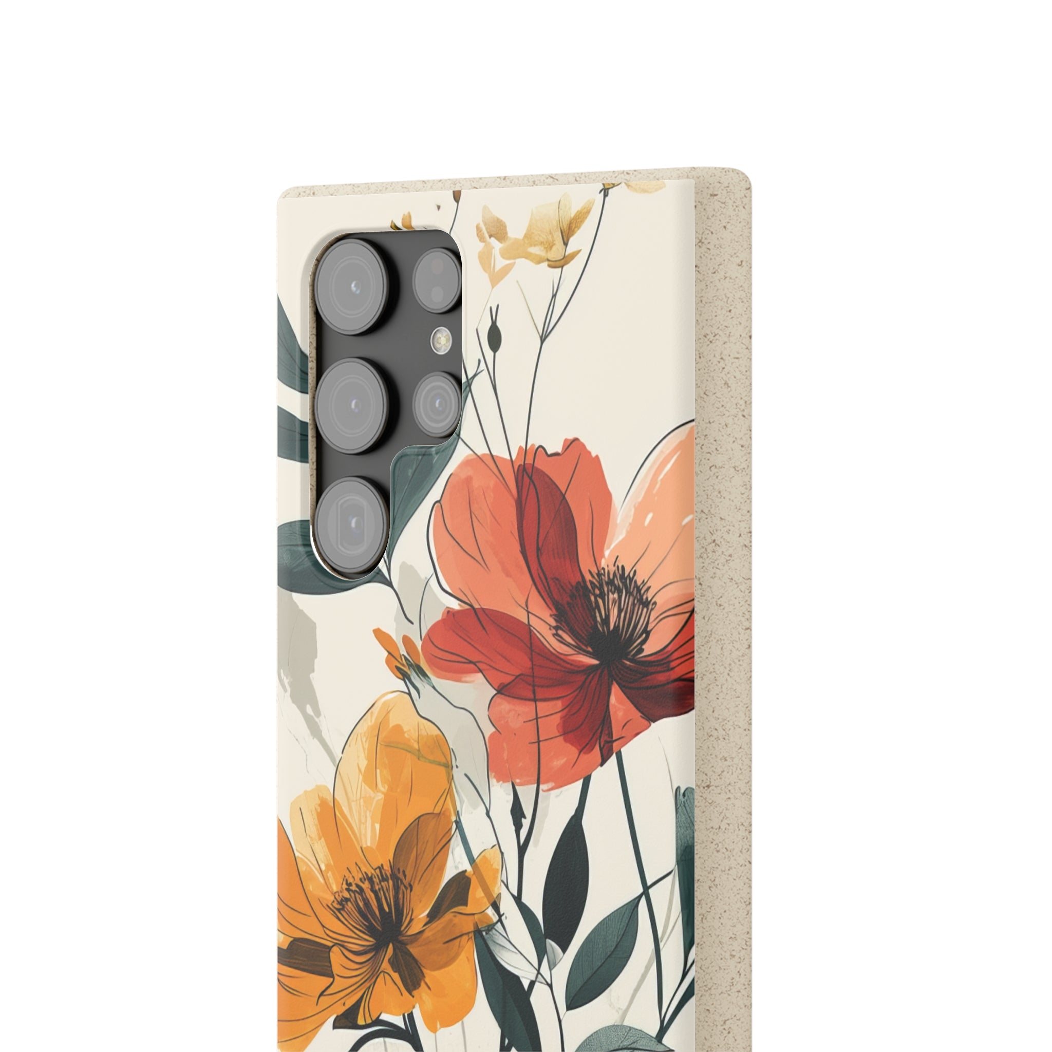 Serene Floral Harmony | Biodegradable Phone Case