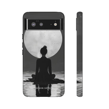 Zen Serenity Moon Reflection Google Pixel 6 - Tough Phone Case