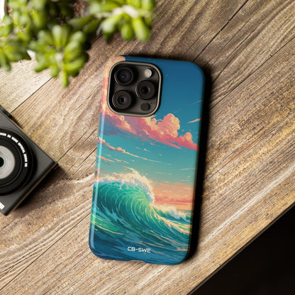 Waves Embrace Sunlight - iPhone Case