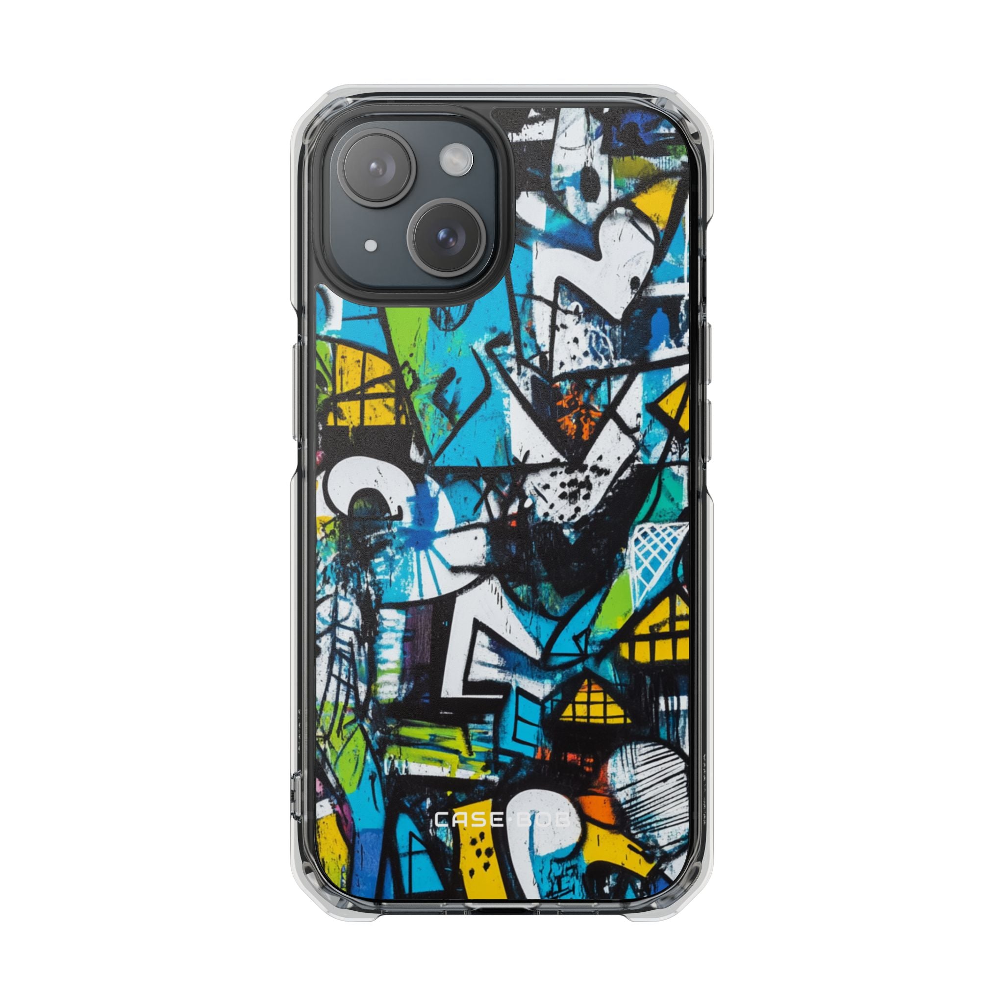 Jagged Spectrum iPhone 15 Case - Impact