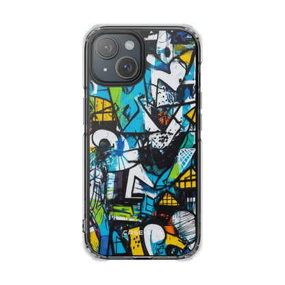 Jagged Spectrum iPhone 15 Case - Impact