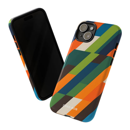 Diagonal Blaze iPhone 15 Plus Case - Tough