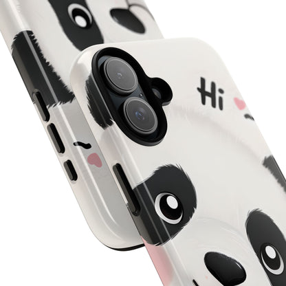 Entzückendes Panda-verspieltes Hi-Text-Telefon iPhone 16 - Robust