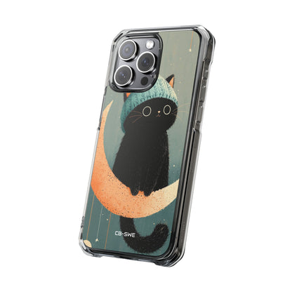 Cat Sits Dreaming iPhone Case - Impact