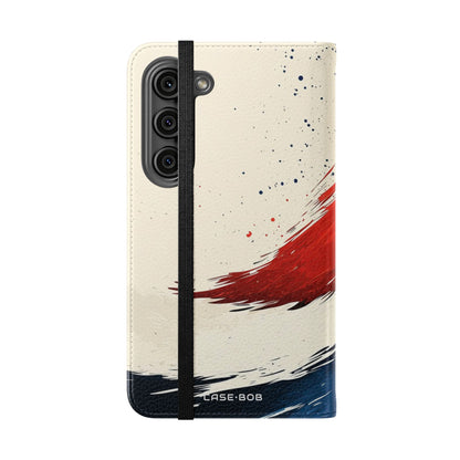 Crimson Sweep - Samsung S23 Case - Wallet