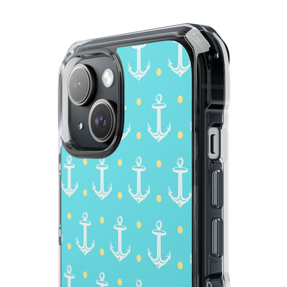 Nautical Anchors & Dots iPhone Case - Impact