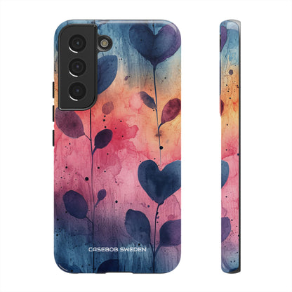 Watercolor Heart Art - Tough Samsung S22 Phone Case