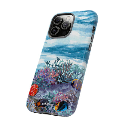 Aquatic Life Watercolors - iPhone Case