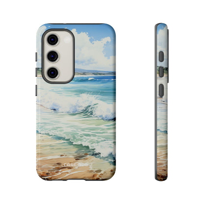 Foamy Wave Breeze Samsung S23 Case - Tough