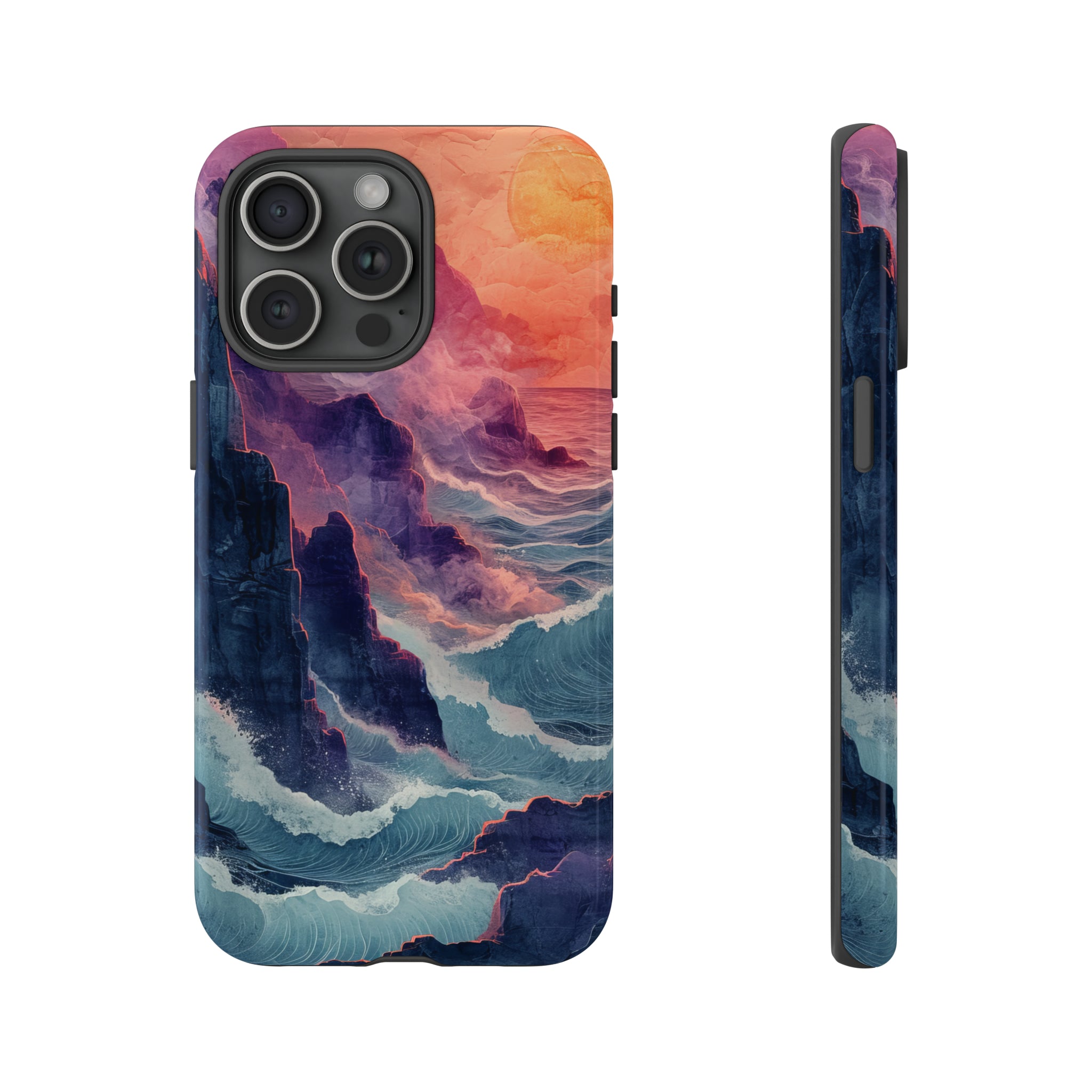 Tranquil Cliffside Views - Protective Phone Case