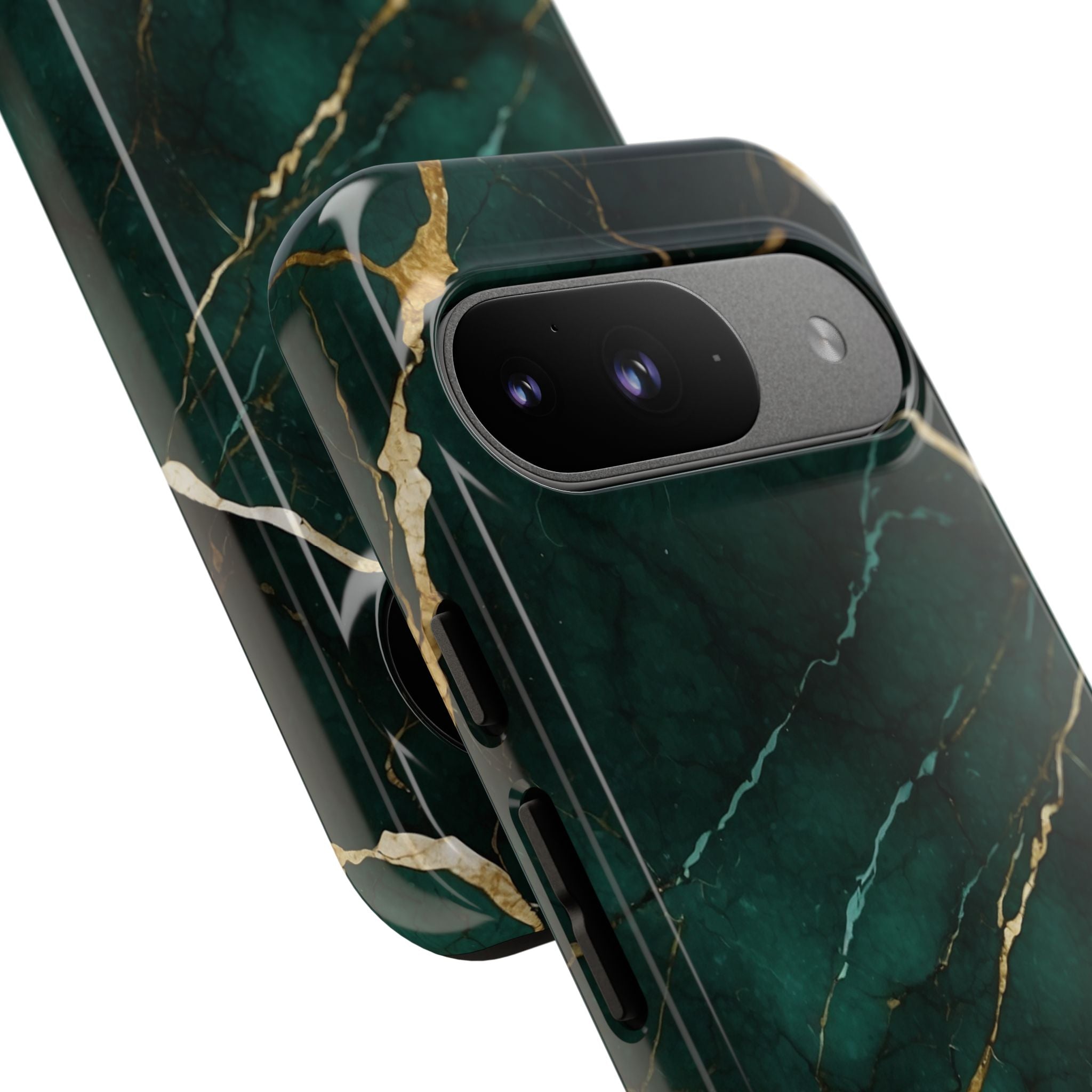 Emerald Veins Flow - Google Pixel Case
